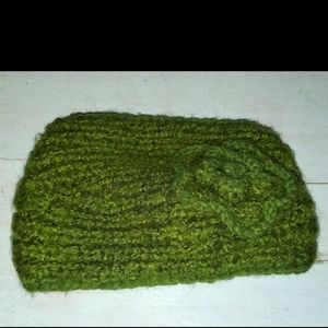 Green Knitted Headband